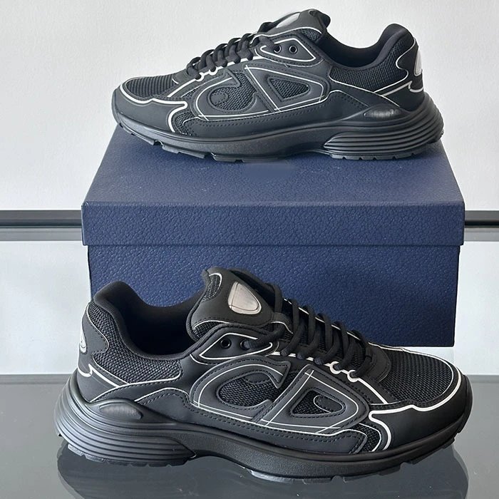 Dior B23 Low White Black Sneakers Chunky Sneakers - 6
