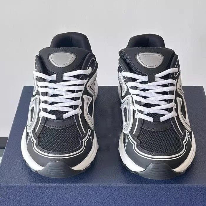 Dior B23 Low White Black Sneakers Chunky Sneakers - 15