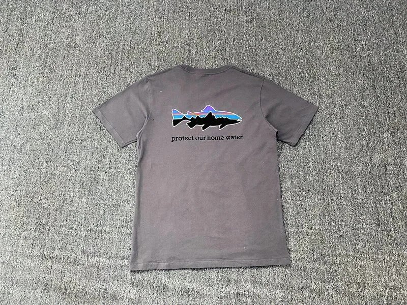 Patagonia Protect Our Home Water Trout T-Shirt Black - 6