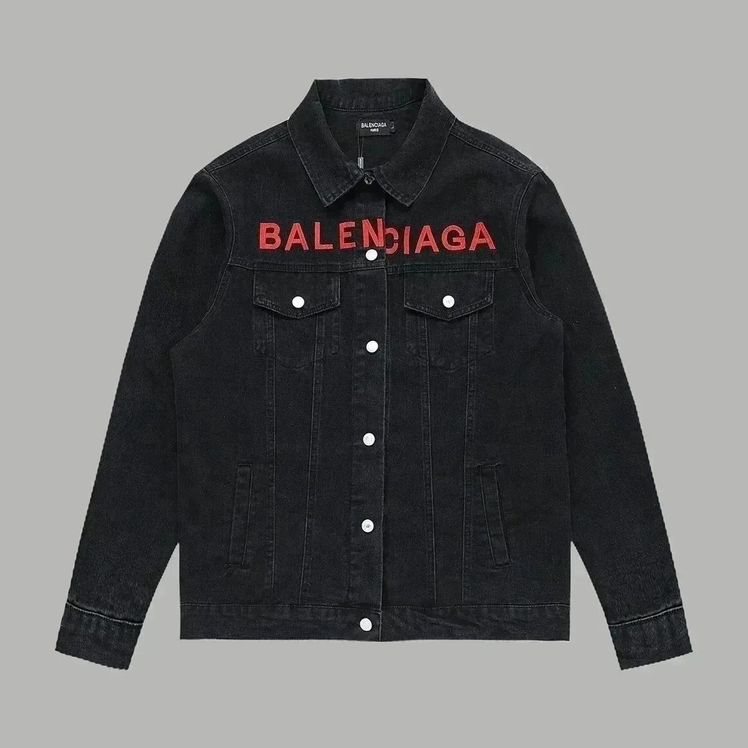 Balenciaga Logo Panel Windbreaker Jacket Black and Green - 8