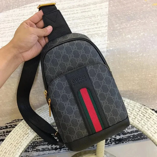 Gucci Crossbody Bags Sling Bag with Web Stripe product detail image 7