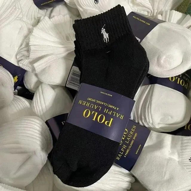 Ralph Lauren Socks Ribbed Classic Sport Socks, 6-Pair Pack product detail image 3