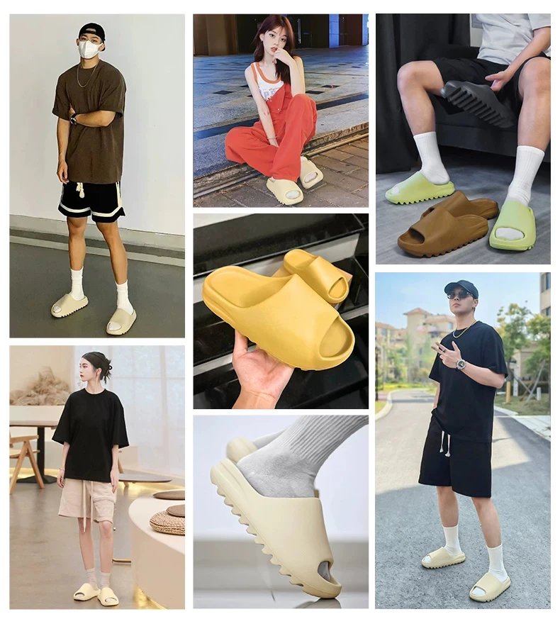 Adidas Yeezy Slide Orange Slippers - 12