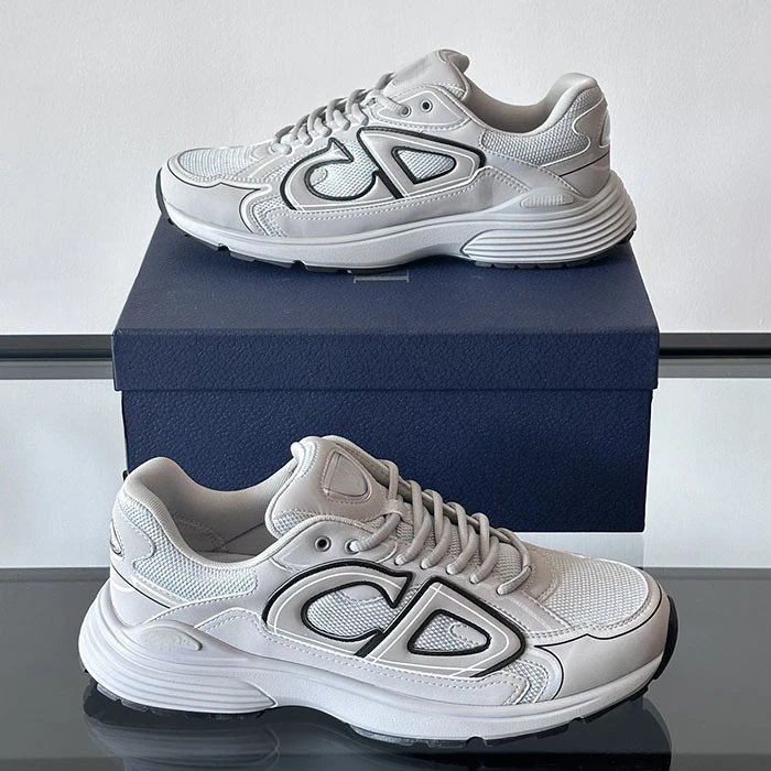 Dior B23 Low White Black Sneakers Chunky Sneakers - 5