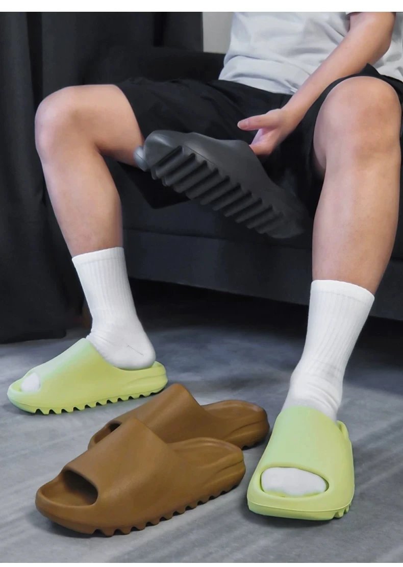 Adidas Yeezy Slide Orange Slippers - 37