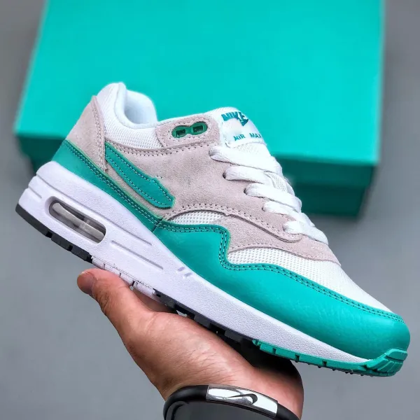 Nike Air Max 1 Royal Blue Gray Sneakers Running Shoes - 6