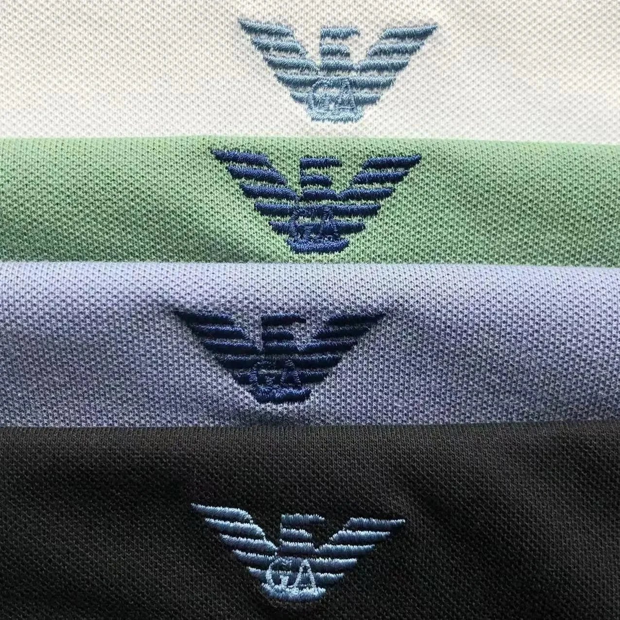 Emporio Armani Classic Logo Gray Polo Shirt Tops.polo - 10