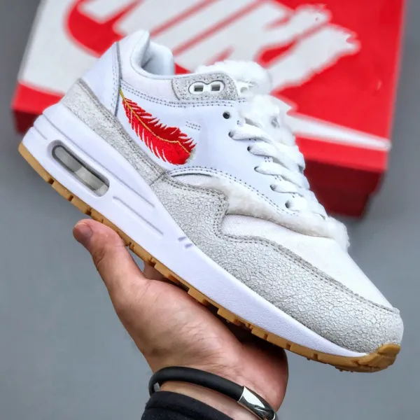 Nike Air Max 1 Royal Blue Gray Sneakers Running Shoes - 7