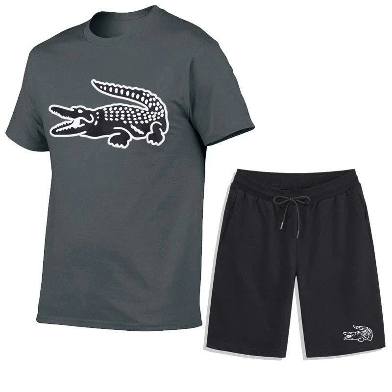 短袖套装深灰色