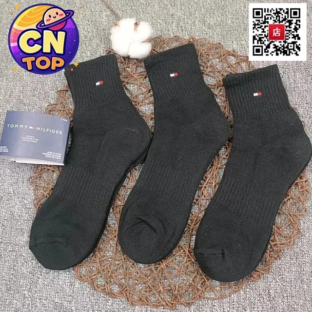 Tommy Hilfiger Socks Ribbed Crew Socks, 3-Pair Pack product detail image 2