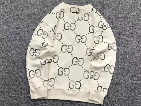 Gucci GG Circle Print Off-White Hoodie - 6