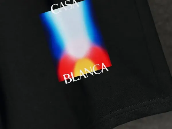 Casablanca Casa Blanca Pink Graphic Shorts - 6