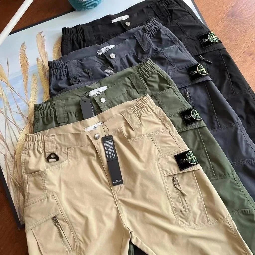 Stone Island Cargo Pants Gray - 4