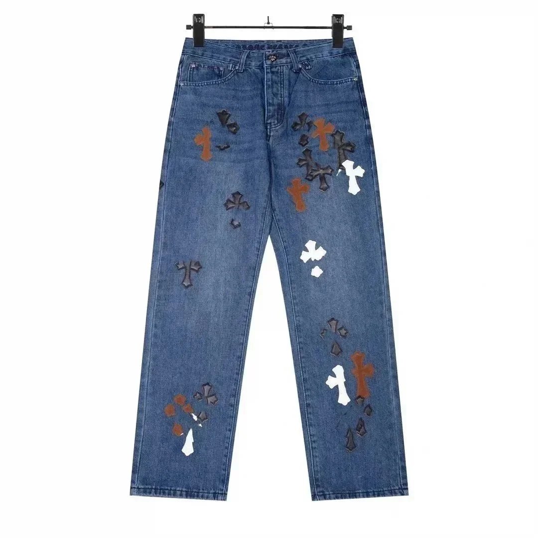 Chrome Hearts Cross-Embellished Black Jeans - 3