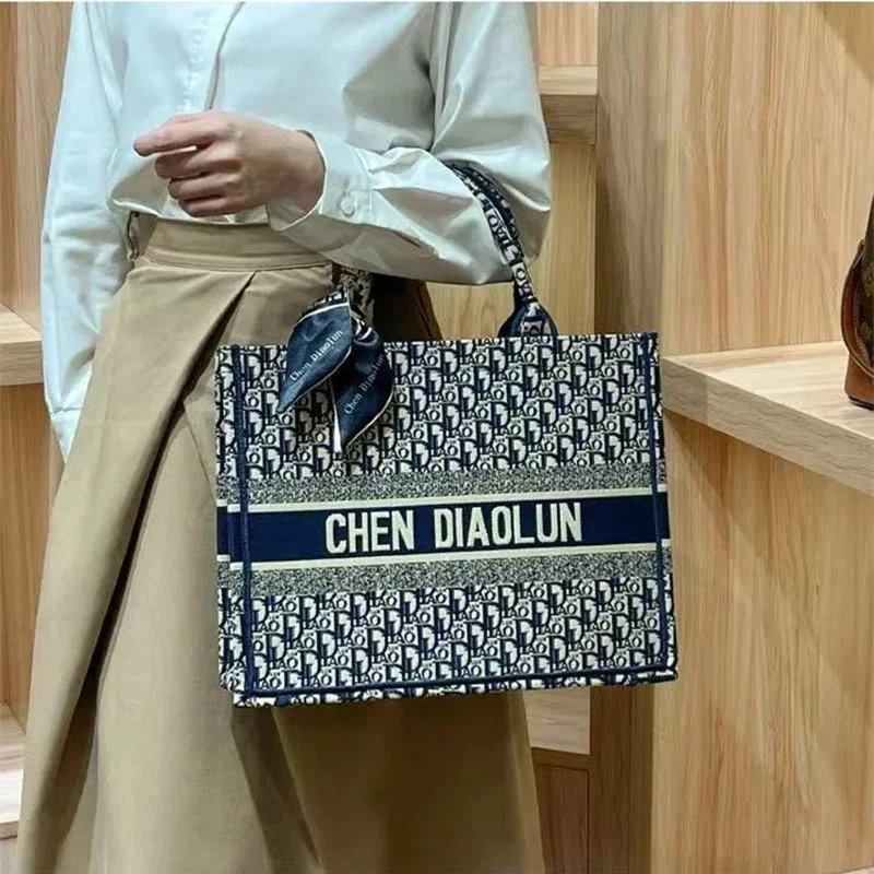 Dior Book Tote Bag Multicolor - 2
