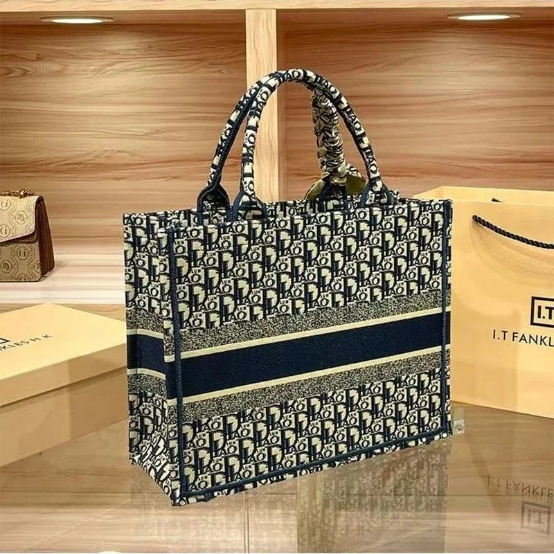 Dior Book Tote Bag Multicolor - 7