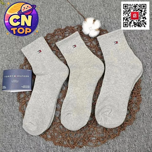 Tommy Hilfiger Socks Ribbed Crew Socks, 3-Pair Pack product detail image 4