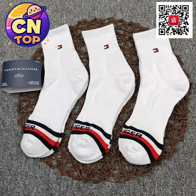 Tommy Hilfiger Socks Ribbed Crew Socks, 3-Pair Pack product detail image 8