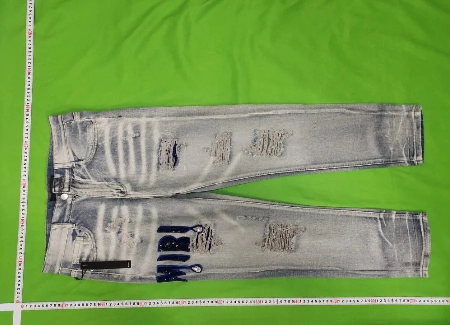 Design Star Print Distressed Slim Fit Jeans - 6