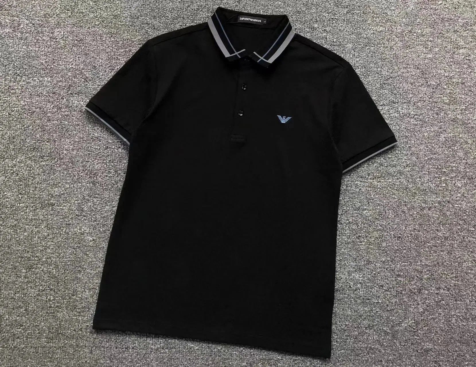 Emporio Armani Classic Logo Gray Polo Shirt Tops.polo - 8