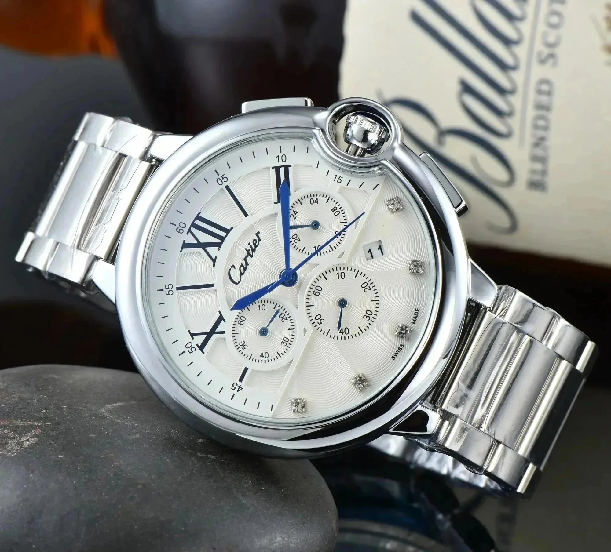 Cartier Watches Analog with Roman Numeral Dials image 6