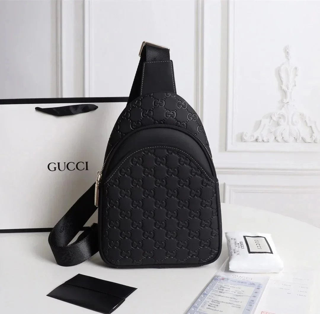 Gucci GG Marmont Mini Belt Bag Black Crossbody Bag - 5