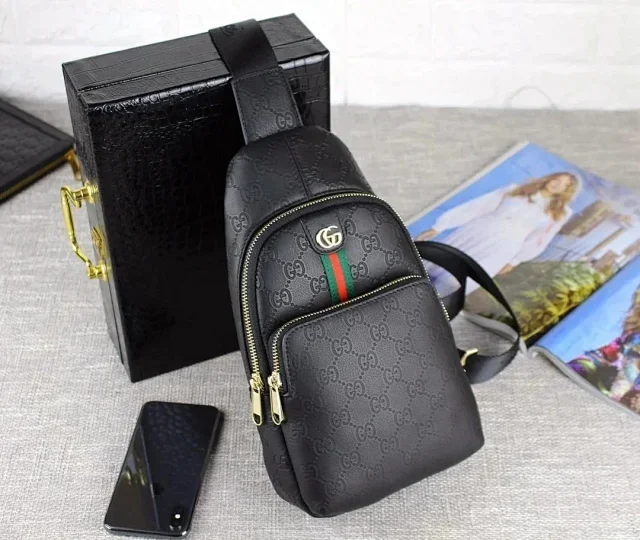 Gucci Crossbody Bags Sling Bag with Web Stripe product detail image 6