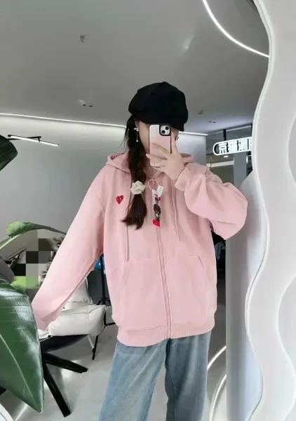 Play Comme des Garçons Heart Eyes Pink Sweatpants - 5