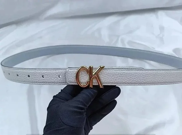 Calvin Klein Belts CK logo buckle belt product detail image 10
