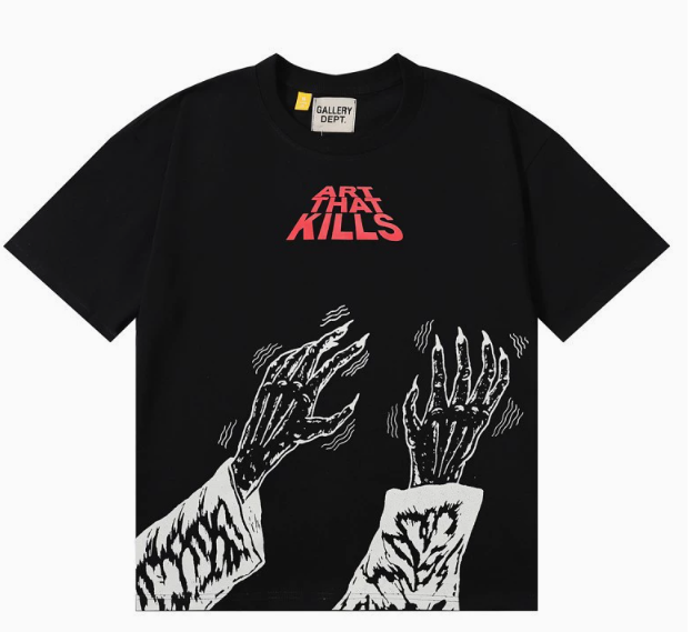Gallery Dept Buried Alive! Black T-Shirt - 10