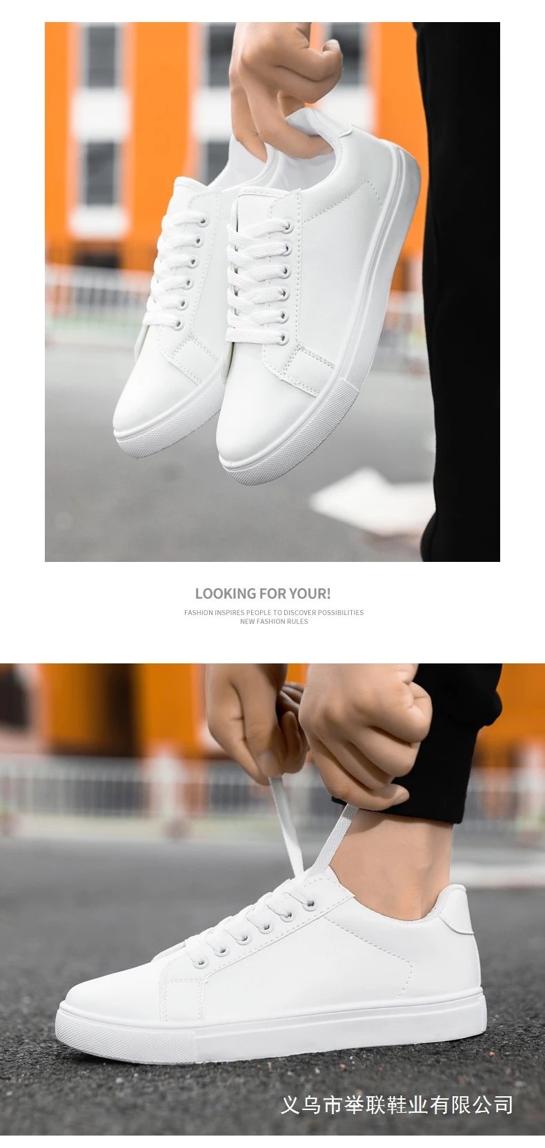 Design Classic Low-Top Black Leather Sneakers - 8