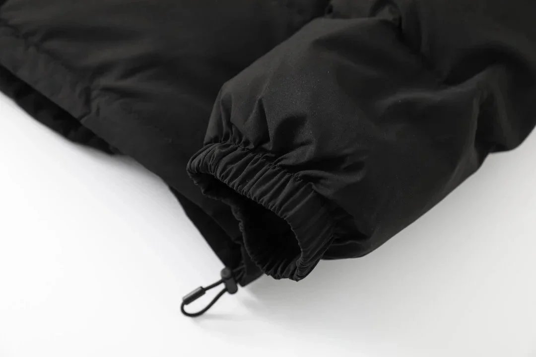Lacoste x Chrome Hearts Black Quilted Down Jacket - 7