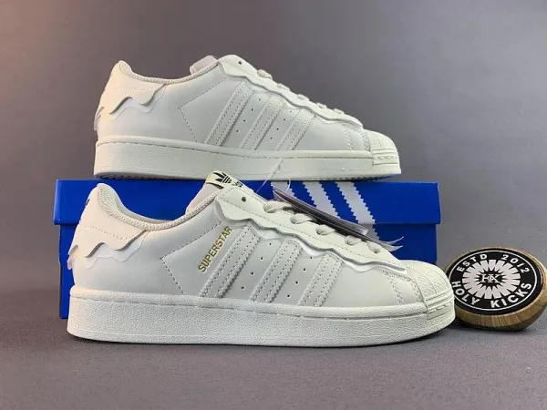 Adidas Originals Superstar Black White Sneakers - 3