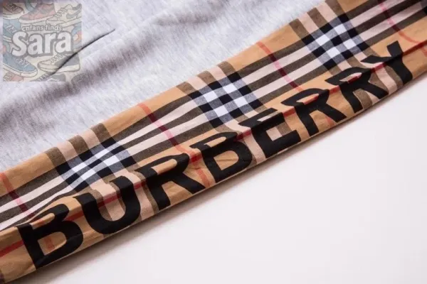 Burberry Check-Trim Hoodie and Sweatpants Set Black - 10