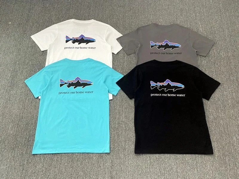 Patagonia Protect Our Home Water Trout T-Shirt Black - 7