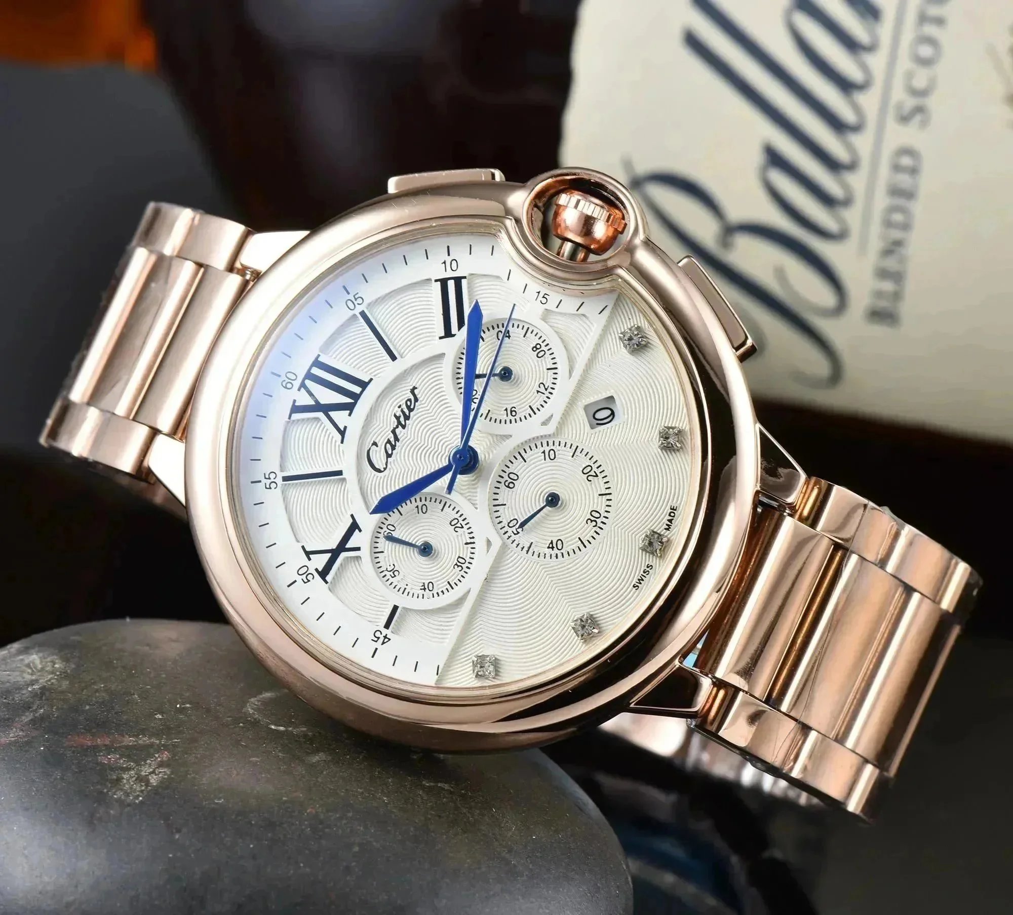Cartier Watches Analog with Roman Numeral Dials image 4