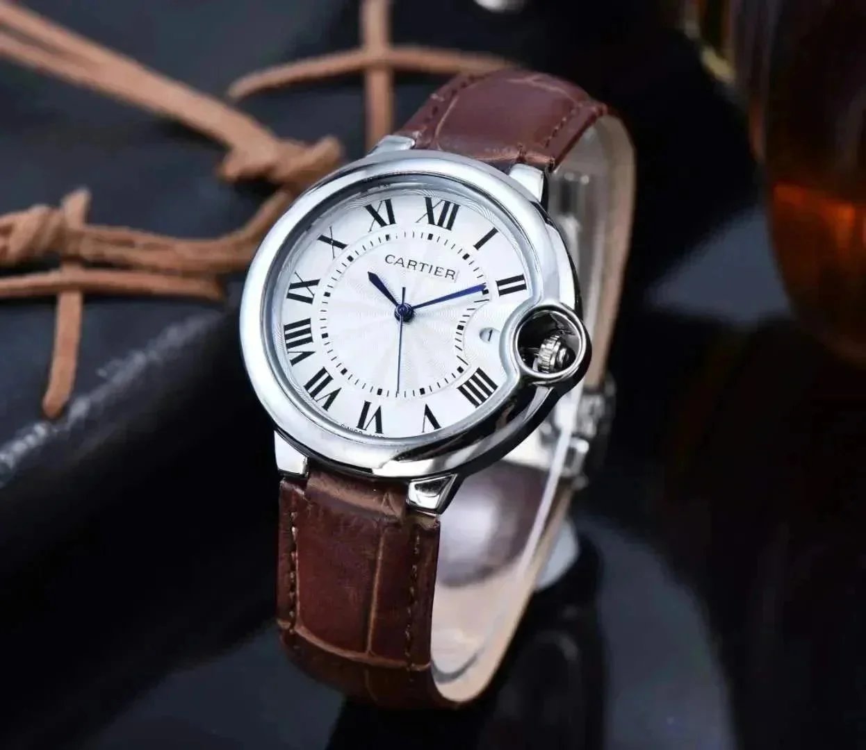 Cartier Watches Analog with Roman Numeral Dials — 6