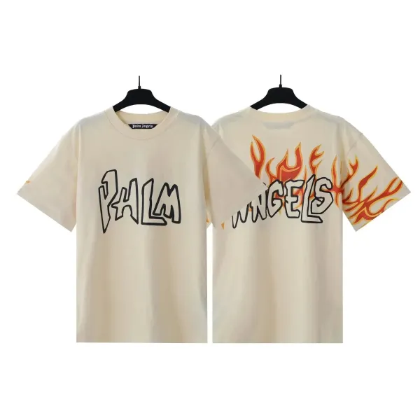 Palm Angels Palm Tree Logo T-Shirt White - 3