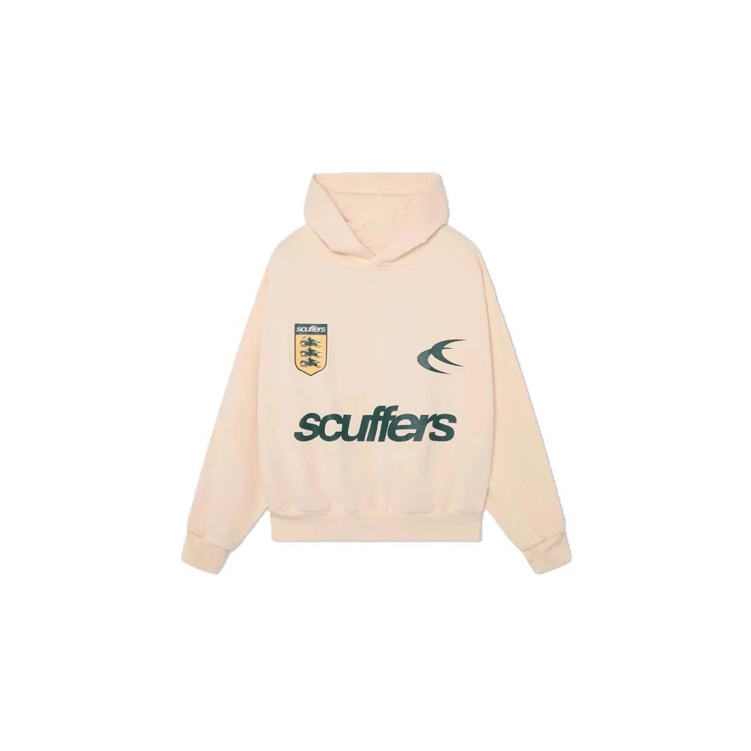 Scuffers Hooded Sweatshirt Navy Green Red Beige Sporty Casual