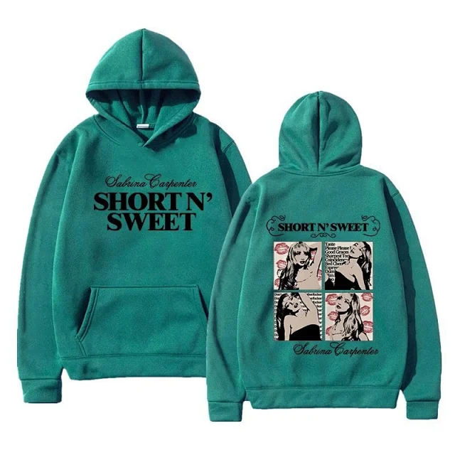 Sabrina Carpenter Hoodies & Sweatshirts Short n' Sweet Graphic Pullover Hoodie product detail image 1