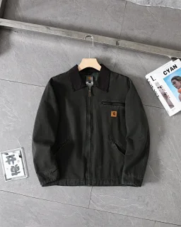 thumbnail for NEW-1 2025外套重磅男女美式复古水洗星际穿越工装夹克棉服