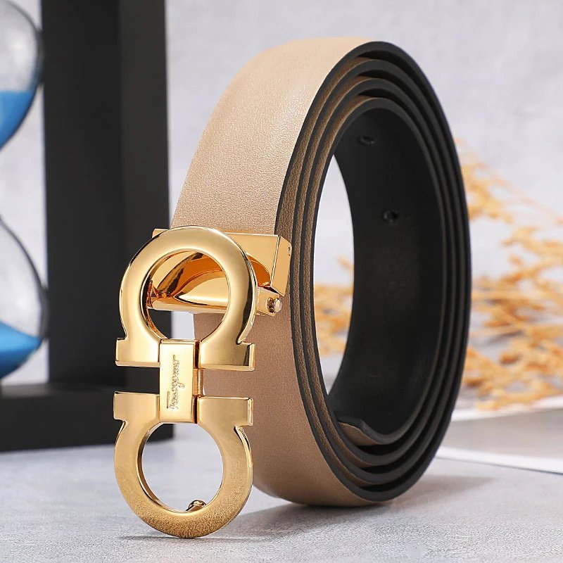 Beige Gold Buckle