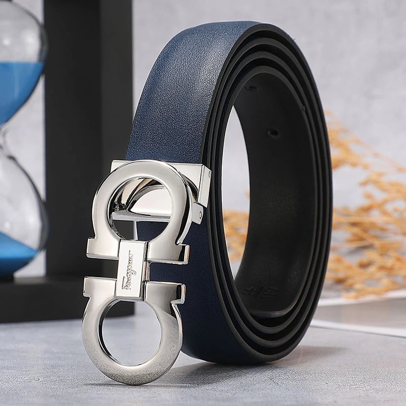 Blue Silver Buckle