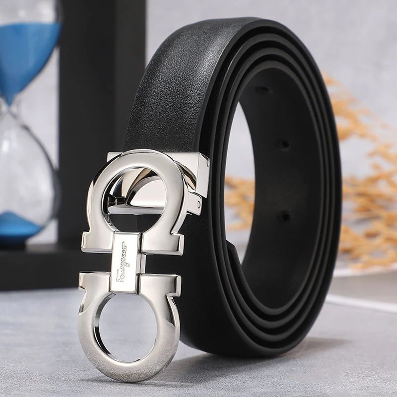 Black Silver Buckle