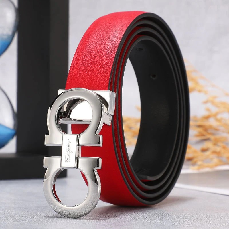 Red Silver Buckle
