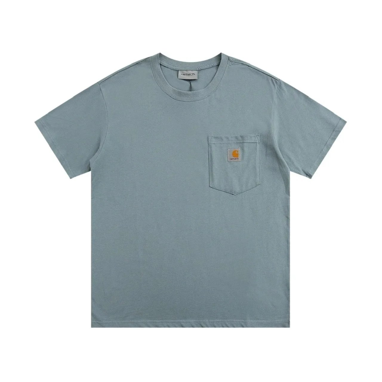 Carhartt Work In Progress Acid Wash Olive T-Shirt - 8