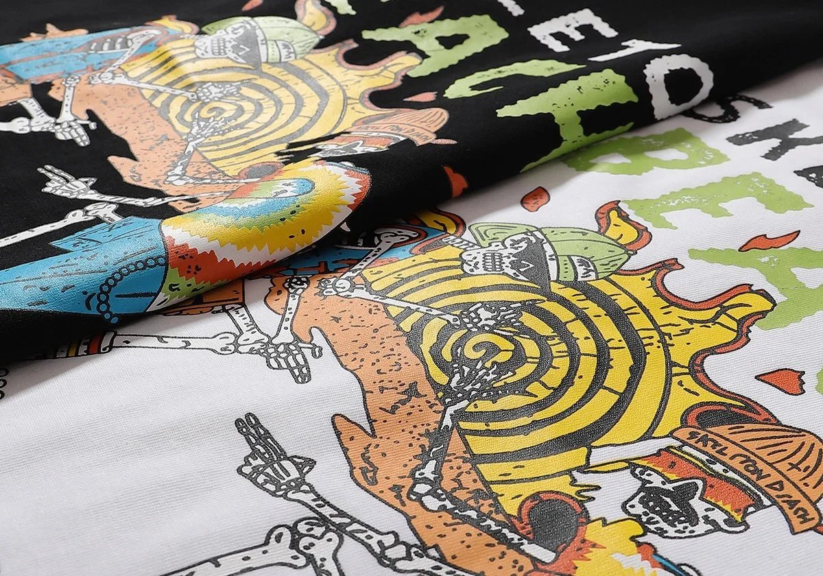 Gallery Dept Skeleton Middle Finger T-Shirt Black - 7