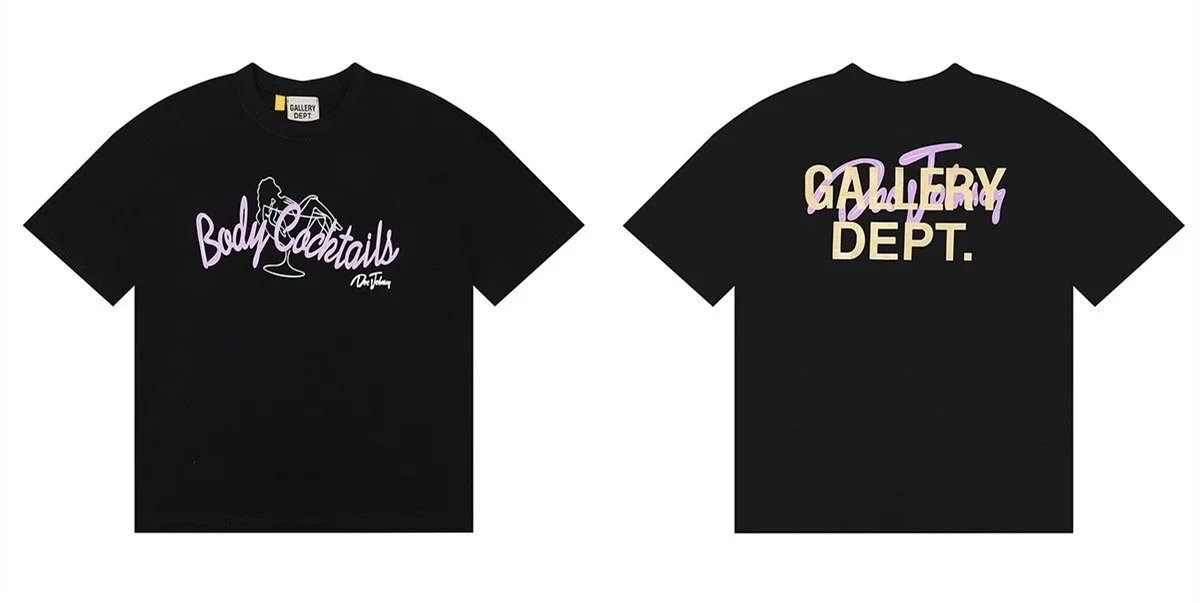 Gallery Dept Skeleton Middle Finger T-Shirt Black - 9