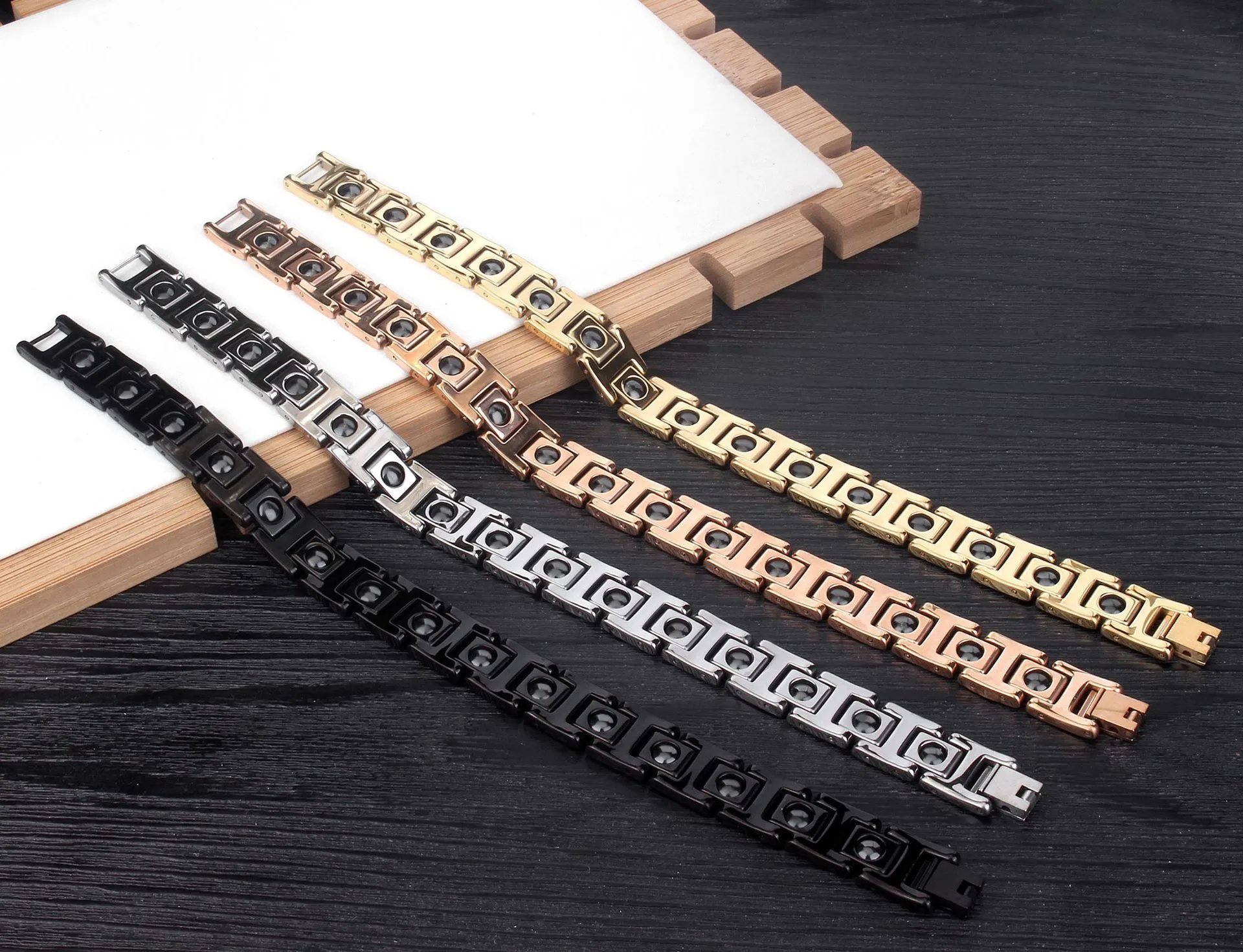 Lacoste Magnetic Link Bracelet Silver - 6