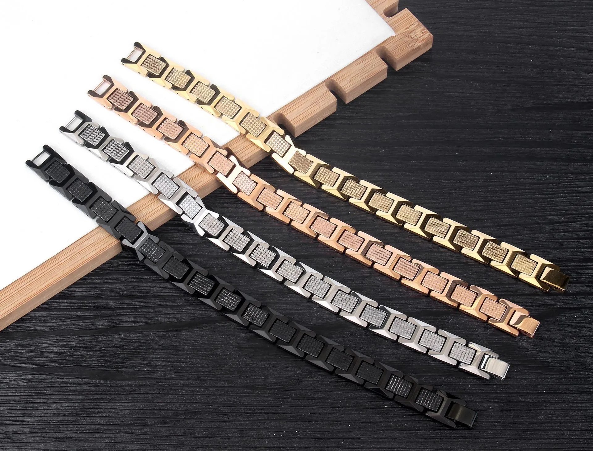 Lacoste Magnetic Link Bracelet Silver - 9